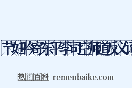 节妇吟寄东平李司空师道反义词是什么意思的图片